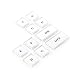 Insteon 2401CLB 6/8 Button Change Kit - Keypadlinc, Clear
