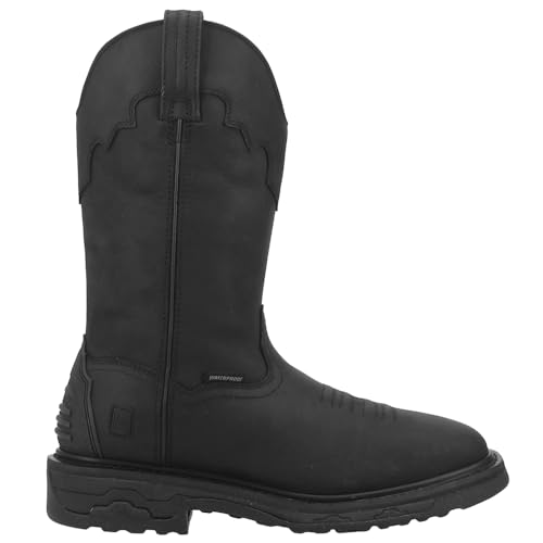 Dan Post Mens Blayde 11 Inch Waterproof Round Toe Work/Duty - Black - Size 14 2E by Dan Post - Used condition - US$91.18