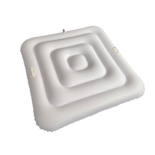 Cubiertas inflables para jacuzzis, tapa redonda/cuadrada, portátil, resistente al viento, con asa, práctico protector protector