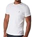 Nautica Men's Short Sleeve Solid Crew Neck T-Shirt, Bright White, Medium