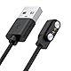 Oumida Ladegerät für Skg Letsfit Cubitt Yamay Willful Fitpolo Tozo Wyze Umidigi Blackview Ladekabel, 100Cm/3.3Ft Magnetisches USB Kabel für midigi Uwatch 3S 3 2 2S Urun Smartwatch Zubehör (Schwarz)