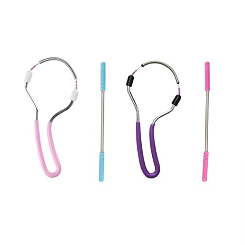 4 Stück Gesichtshaarentferner manueller Epilierer Frühling Gesicht Haarentferner mit Griff Haar-Epilierer Werkzeug (zufällige Farbe) 4 Stück Gesichtshaarentferner manueller Epilierer Frühling Gesicht Haarentferner mit Griff Haar-Epilierer Werkzeug (zufällige Farbe)