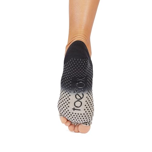 toesox Grip Pilates Barre Socks – Non-Slip Mia Half Toe for Yoga & Ballet4