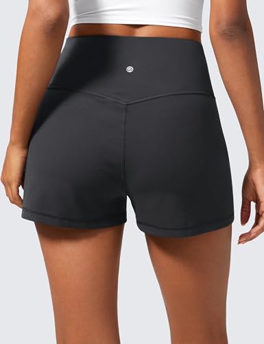 Image of CRZ YOGA Butterlift Linerless Shorts 3 inch | High Waisted, Buttery Soft, Comfy, Yoga, Casual, Pockets, for Women