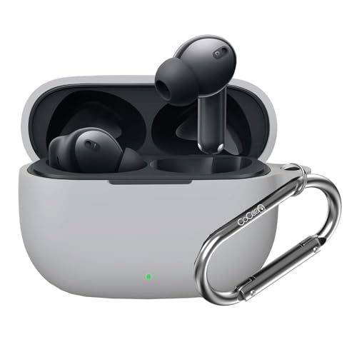 Image of Soft Silicone Case Cover for Realme Buds T310 | Buds N1 - Grey