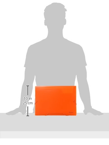 Dohe 90618 - Accordion School Polypropylene Translucent Orange - Image 3