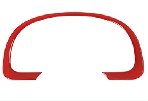 ジムニー JIMNY JB23 JB43 インテリア メーター パネル ガーニッシュ シルバー レッド スズキ車用 内装 ドレスアップ カスタム パーツ アクセサリー (レッド)