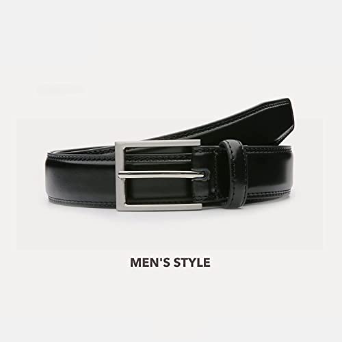 Image of ZORO Men's Vegan Leather Belt for Men | (Black /Brown) | Sizes on upto 28 to 46