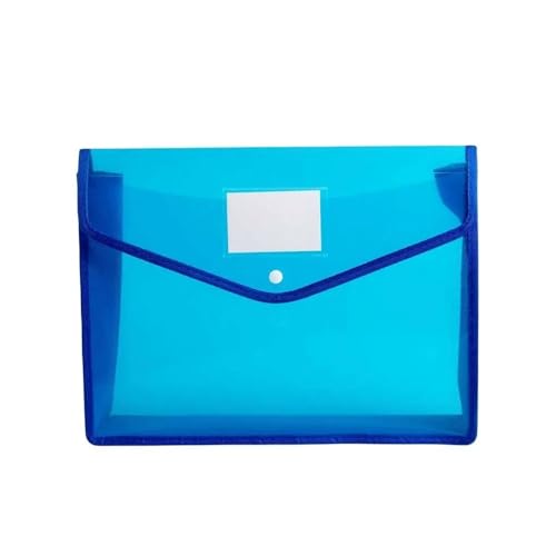 Dossiers de documents B5 imperméables avec pochette plastique à pression