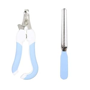 Roestvrijstalen Nagelknipper met Veiligheidsmes, Antislip Nagelknipper voor Huisdieren Ontgrendelingsbescherming Nageltang voor Honden, Kleine Huisdieren, Vogels
