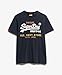 Superdry Vl Cali Relaxed Short Sleeve T-Shirt L Blue