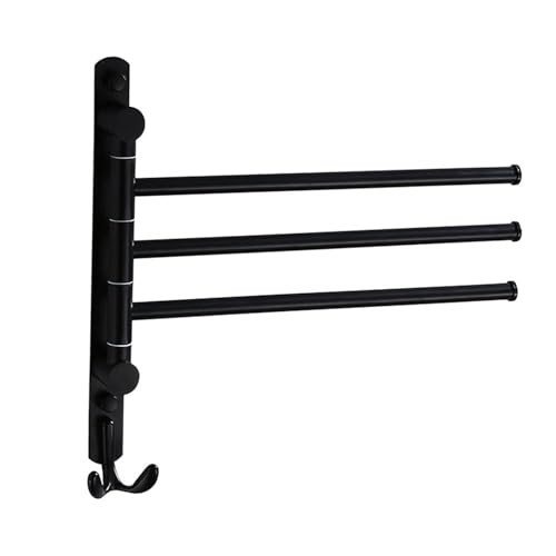 Barre de serviette 3 bras en inox 304 pour rangement de salle de bain