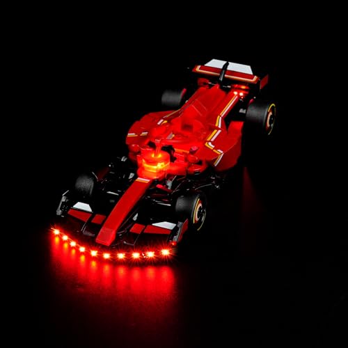 Rorliny LED Light Kit for Speed Champions Ferrari SF-24 F1 Race Car 77242 – Creative Light Set, Lights Only, No Models