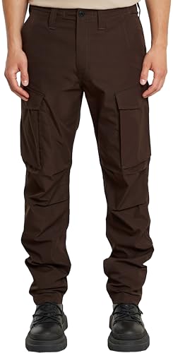 G-STAR Core Men's Regular Cargo Trousers, Brown (Deep Brown D24309-d517-a926), 31W x 34L