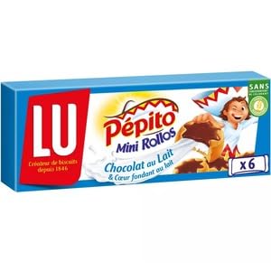Pepito Mini Rollos Chocolate au Lait 7.94 oz (Pepito Mini Rollos Chocolate con Leche 7.94 oz)