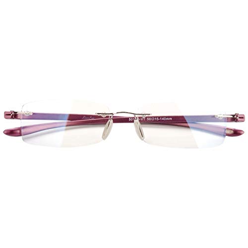 Preisvergleich Produktbild LianSan randlose, modische Lesebrille für Herren und Damen, 5017(+1.0)