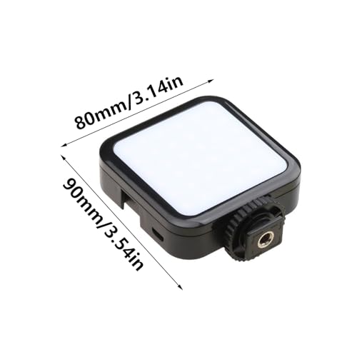 49 luces LED de video en la cámara, luces LED para cámara, 49 cuentas de luz brillantes para foto y video, lámpara de llenado recargable - imagen 9
