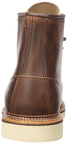 Heritage Men's Classic 1907 6-Inch Moc Toe Boot,Copper Rough & Tough,7.5 D US3