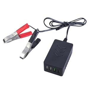 Yugshnkfc DC8V-35V 4-Port USB Ladeadapter