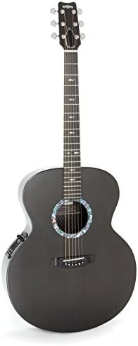 RainSong Guitars Concert Series CO-JM1000N2 Acoustic-Electric Guitar, Clear Carbon