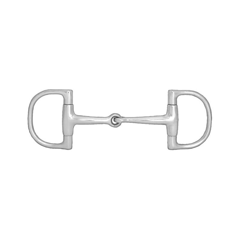 Mors de filet Verdun Horze noir 115 filet anneau D embouchure poney cheval