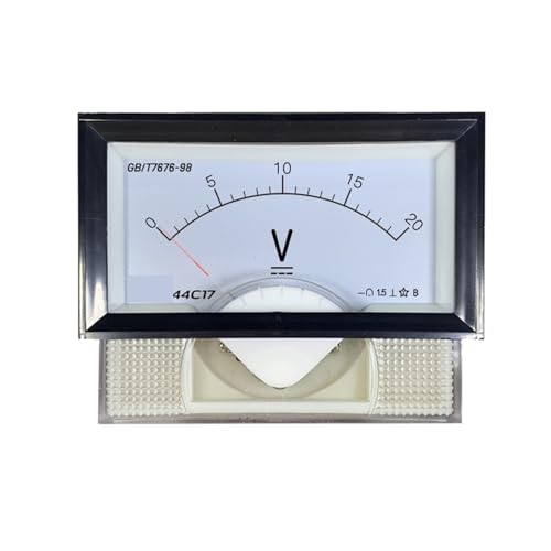 Voltmètre CC de panneau 300V mécanique 44C17-V indicateur tension continue