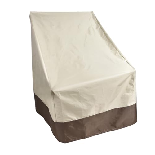 Funda De Silla De Mecedora - Resistente Para Silla De Patio, Tela Oxford 210D Impermeable Con Revestimiento Plateado, Anti-Descoloración Y Anti-Polvo, Muebles De Jardín Externo