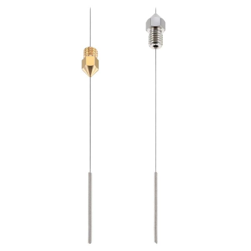 Time To 3D 0.4mm Needle/Pin for 3D Printer Nozzle Cleaning Needles Stainless Steel Nozzle Cleaning Tool Declogging Pin for 3D Printer Nozzle | Maintenance Pin for Nozzle - Pack of 10pcs