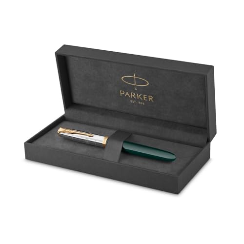 Image of PARKER 51 Forest Green GT Fountain Pen - FINE Nib
