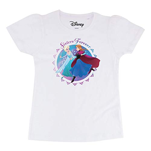 Image of Amazon Brand - Jam & Honey Girls Regular Fit Disney T-Shirt