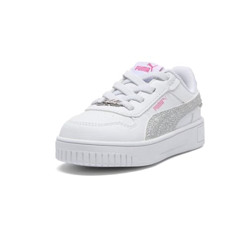 PUMA Toddler Girls Carina Street Shine Bright Slip On Sneakers Shoes Casual - White2