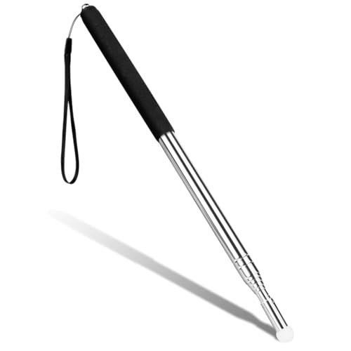 Vicloon Pointeur de Présentation Extensible, 1PCS 120m Baguette Télescopique Rétractables Enseignants, Pointeurs Télescopique, Enseignant Bâton Pointeur,...