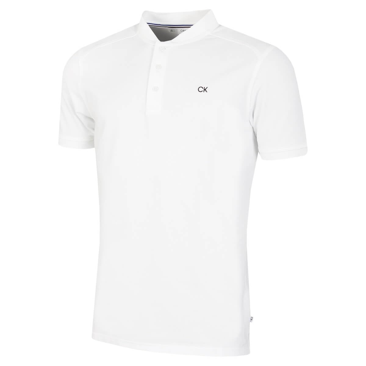 Calvin Klein Men's White Blade Collar Polo Shirt - Xxxxl