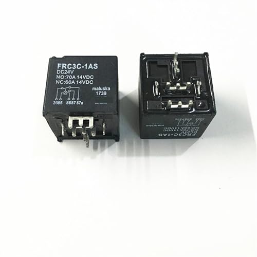 Relais 24V 5 broches FRC3C-1AS DC24V pour circuit imprimé automobile