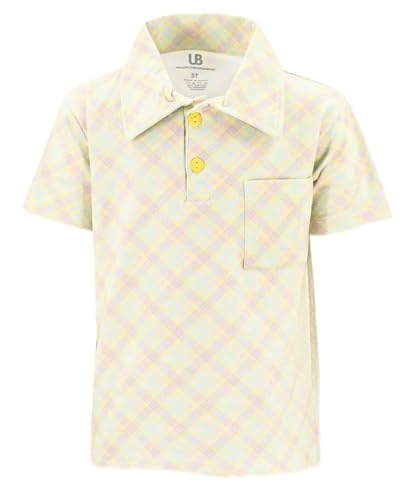 Image of Unique Baby Short Sleeve Collared Boys Polo Shirt, Toddler Kids Polo Shirts