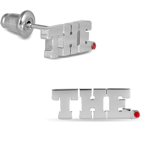 Stone Armory Earrings for Ohio State University Jewelry Gifts for Women, Graduation – Stainless Steel Skin-Friendly OSU Buckeyes stud earrings