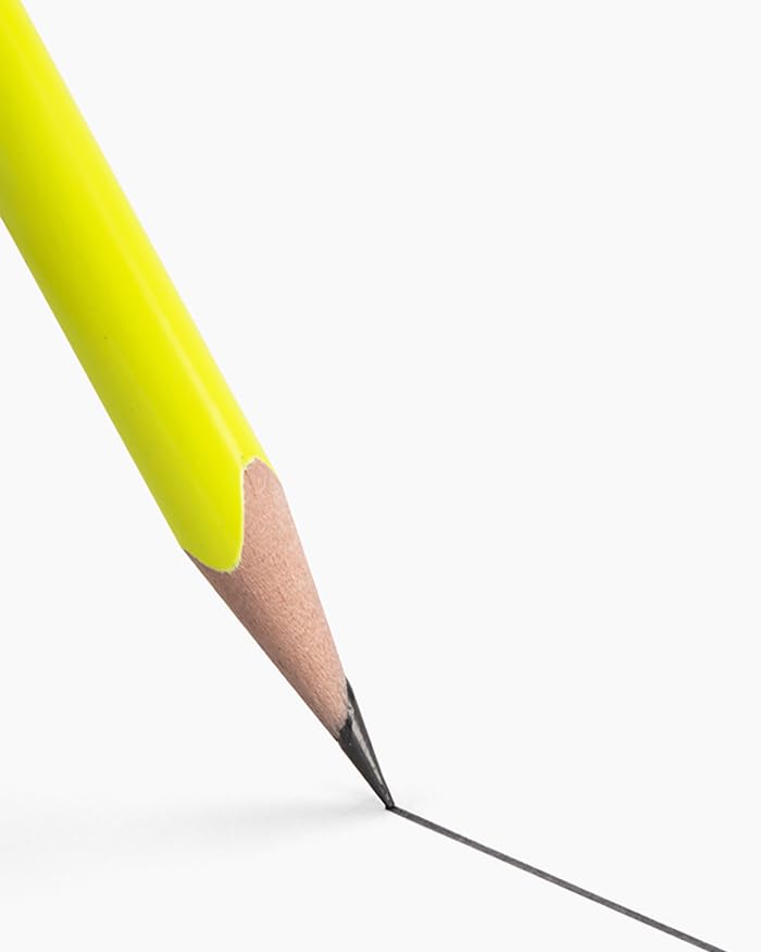 Image of Camel Nova Glowing Pencils - Pack of 10 | Extra Dark Graphite Lead for Smooth Writing & Shading | Ideal for Board Exams, Competitive Tests, School, Office & Art Use