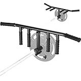 VivaZen Landmine T-Bar Row Handle Attachment – Multi-Grip for 1” or 2” Olympic Bars, Non-Slip Rubber Grips – Strength Training & T-Bar Row Accessory