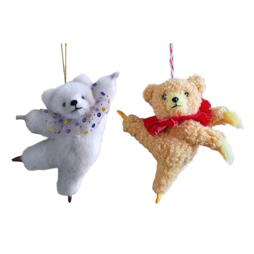 Porte-clés ours en peluche doux pour embellir vos sacs de nuit - 6