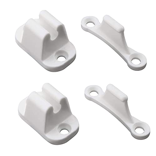Yitaocity 2 Pair Door Retainer Kit T Shape Door Stop Retaining Catch Holder Door Stopper Resile Nylon Stopper Limiters for for Camper RV Motorhome Caravan Campervans - Image 4