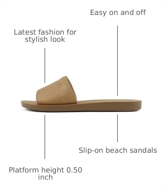 Image of Soda Shoes Efron-S Women Flip Flops Basic Plain Slippers Slip On Sandals Slides Casual Peep Toe Beach