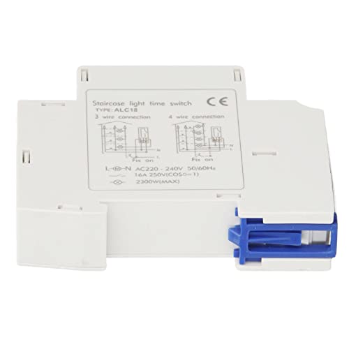 Interruptor de Controle de Tempo Trilho Guia Alc18 0.5 20min Montagem 220 Corredor 16a para Din 240v