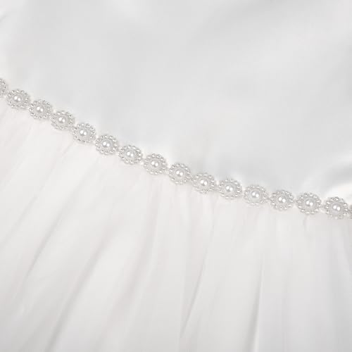 JerrisApparel Flower Girl Dress Heart Cutout Back Sleeveless Tulle Gown Beaded Waist Wedding Party Dress4