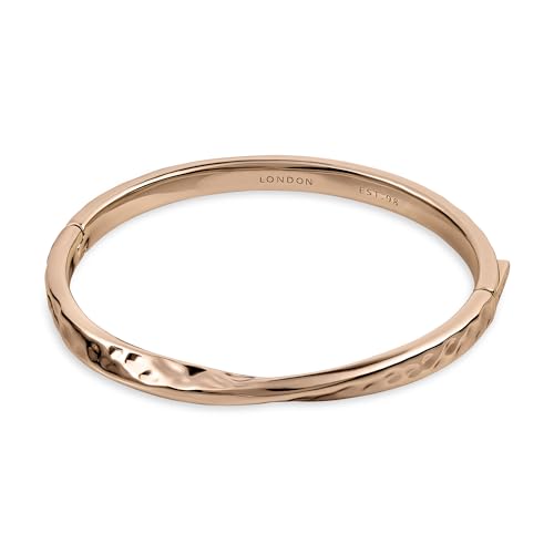 Bracelet RADLEY plaqué or rose femme jonc martelé tendance