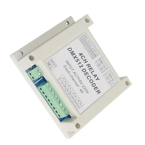 Décodeur DMX512 relais 4 canaux haute précision pour intégration LED RGB - 6