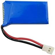 Miniatura 2 de sea jump 7.4V 400mAh polímero de litio RC Quadcopter batería (5PCS) con una línea de conversión 5 en 2 para DM007