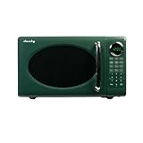 Danby DMW07E1GDB 0.7 cu. ft. Countertop Retro Microwave with 8 Preset Menus, 10 Power Levels, Timer, 700W, Green