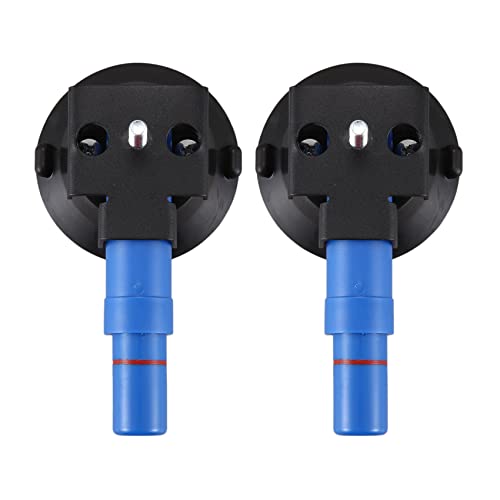 Ruitutedianzi 2X 3 Inch Concave Vacuum Cup 75mm Heavy Duty Hand Pump Suction Cup with M6 Threaded Stud