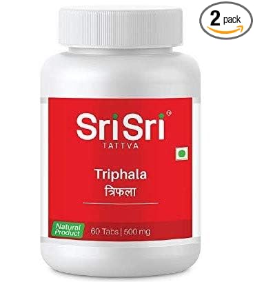 Sri Sri Tattva Triphala 500Mg Tablet - 60Count (Pack of 2)