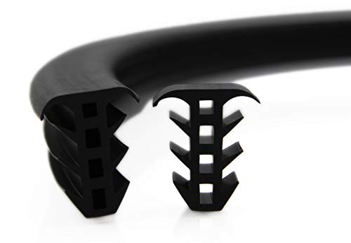 SMI-Einsteckprofil ESTP5 für Zargen, Spaltbreiten von ca. 12-19mm EPDM...